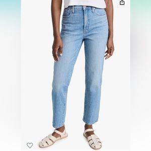 Madewell Perfect Vintage Straight Jean: Curvy